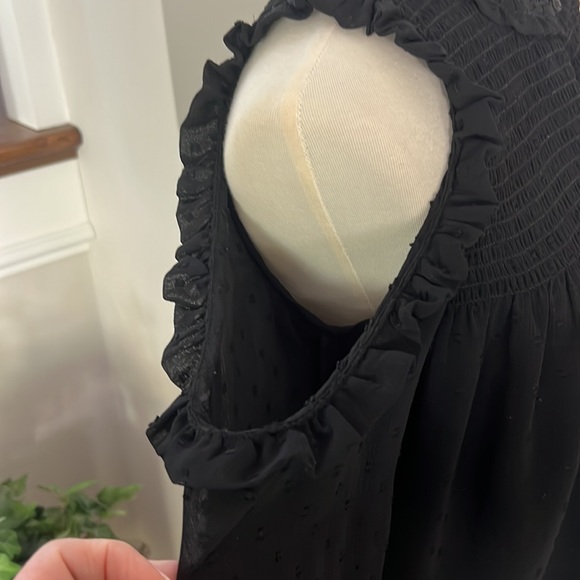 Anthropology Wishmaker Swiss Dot Open Blouse. - Picture 9 of 15